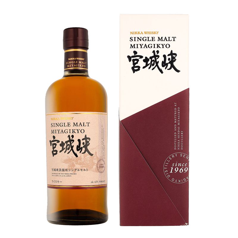 Foto van Nikka miyagikyo single malt 70cl whisky + giftbox