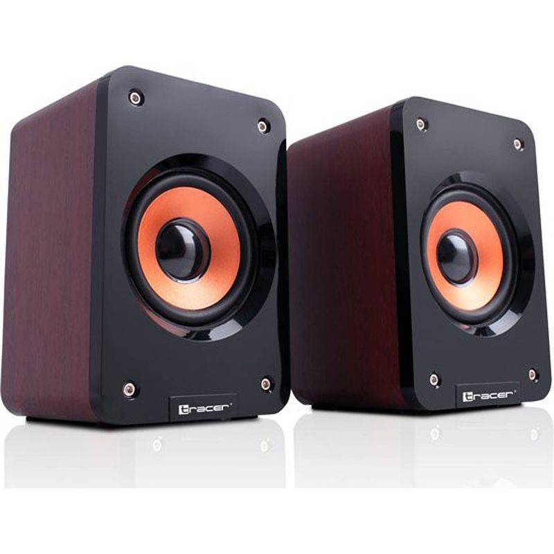 Foto van Tracer orlando - pc speaker 2.0 - met usb aansluiting - zwart