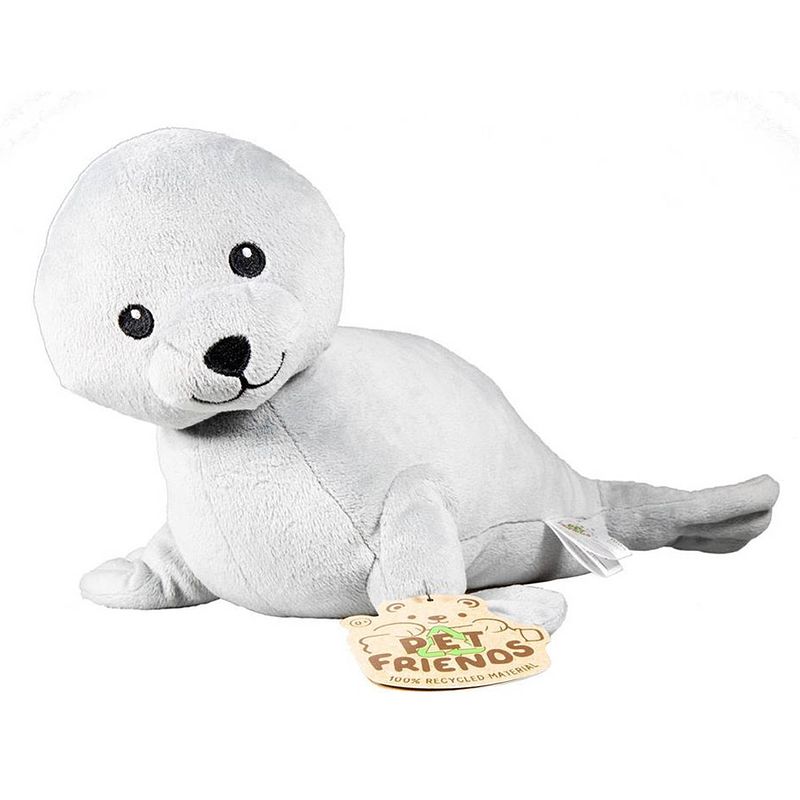 Foto van Pluche knuffel zeehond grijs 40 cm - knuffel zeedieren