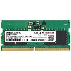 Foto van Transcend jm4800asg-8g werkgeheugenmodule voor laptop ddr5 8 gb 1 x 8 gb ecc 4800 mhz 262-pins so-dimm cl40 jm4800asg-8g