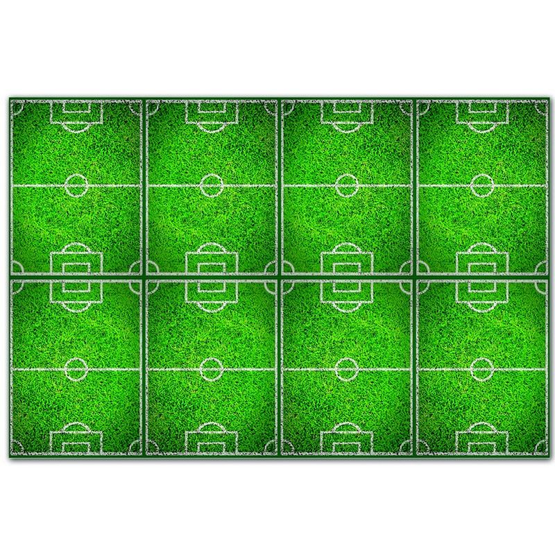 Foto van Procos tafelkleed voetbal 120 x 180 cm groen
