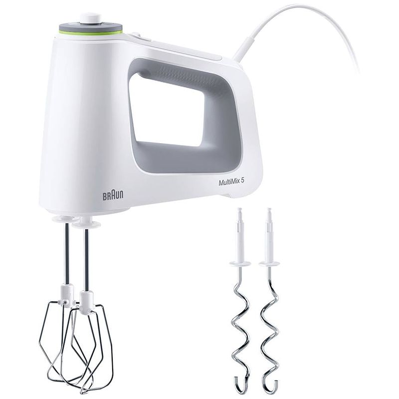 Foto van Braun hm 5000 handmixer 700 w wit-grijs