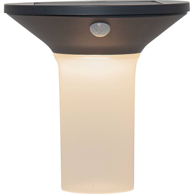 Foto van Eglo corbezzola wandlamp buiten - led - 16 cm - sensor - grafiet/wit