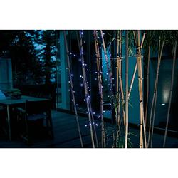 Foto van Konstsmide 3691-407 micro-lichtketting buiten werkt op het lichtnet aantal lampen 80 led blauw verlichte lengte: 6.32 m