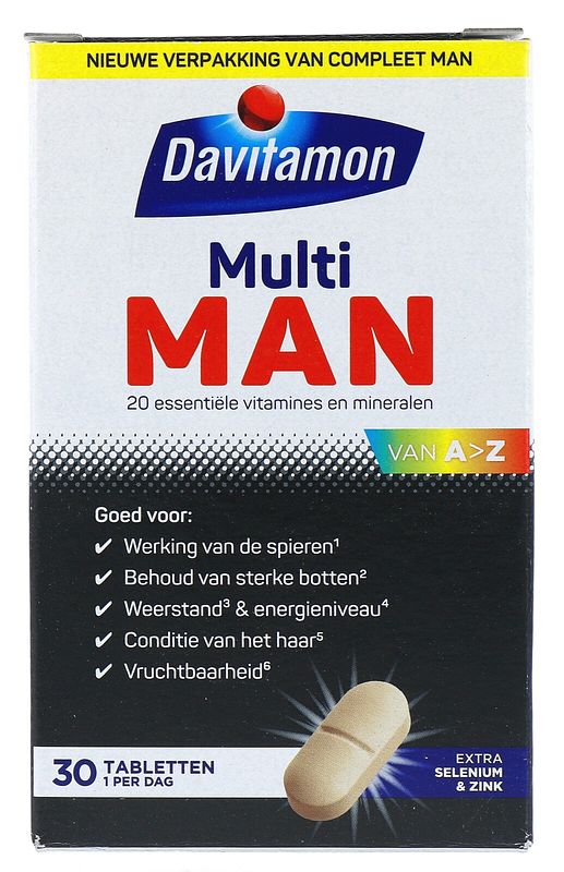 Foto van Davitamon compleet man tabletten