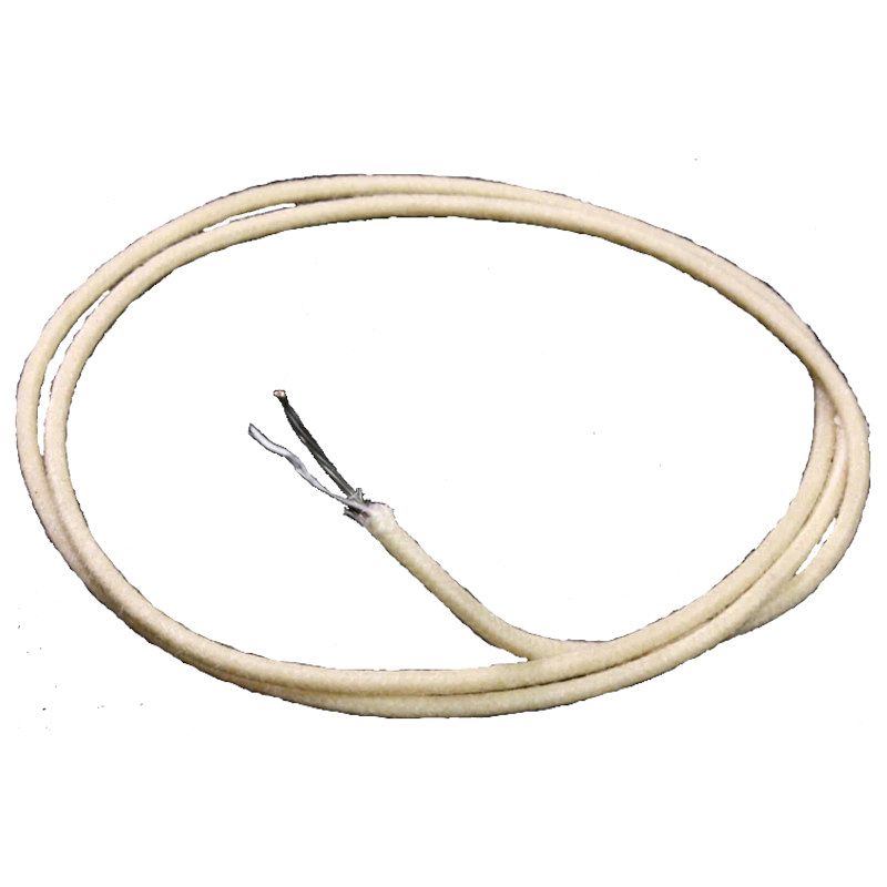 Foto van Allparts gw-0820-025 white vintage style cloth wire gevlochten gitaarbedrading