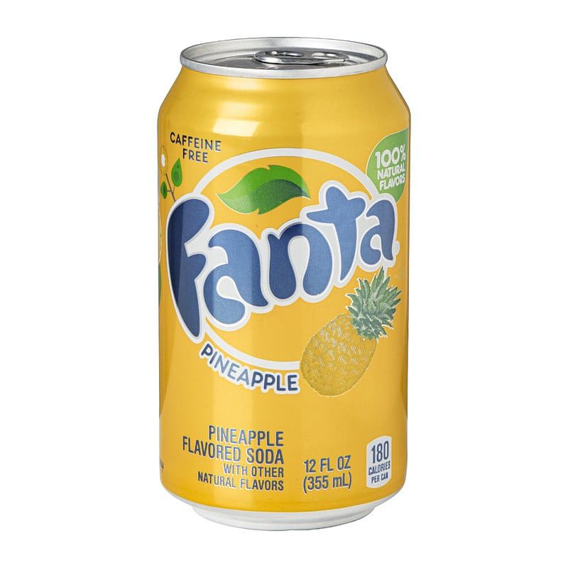 Foto van Fanta pineapple - 250 ml