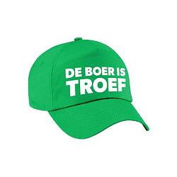 Foto van Boer is troef achterhoek pet / cap groen voor volwassenen - verkleedhoofddeksels