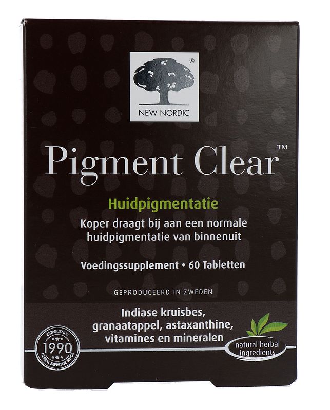 Foto van New nordic skin care pigment clear tabletten