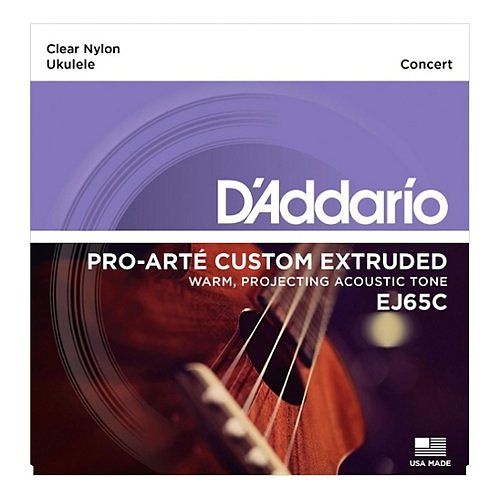 Foto van D'saddario ej87c pro arte titanium snarenset voor concert ukelele