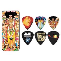 Foto van Dunlop jh-pt02m doosje plectra jimi hendrix bold as love