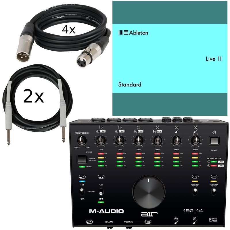 Foto van M-audio air 192|14 studiobundel met ableton live 11 upgr lite