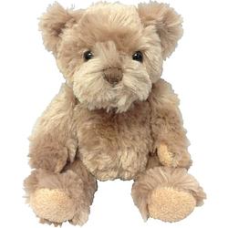 Foto van Pluche knuffel dieren teddy beer bruin 19 cm - knuffelberen