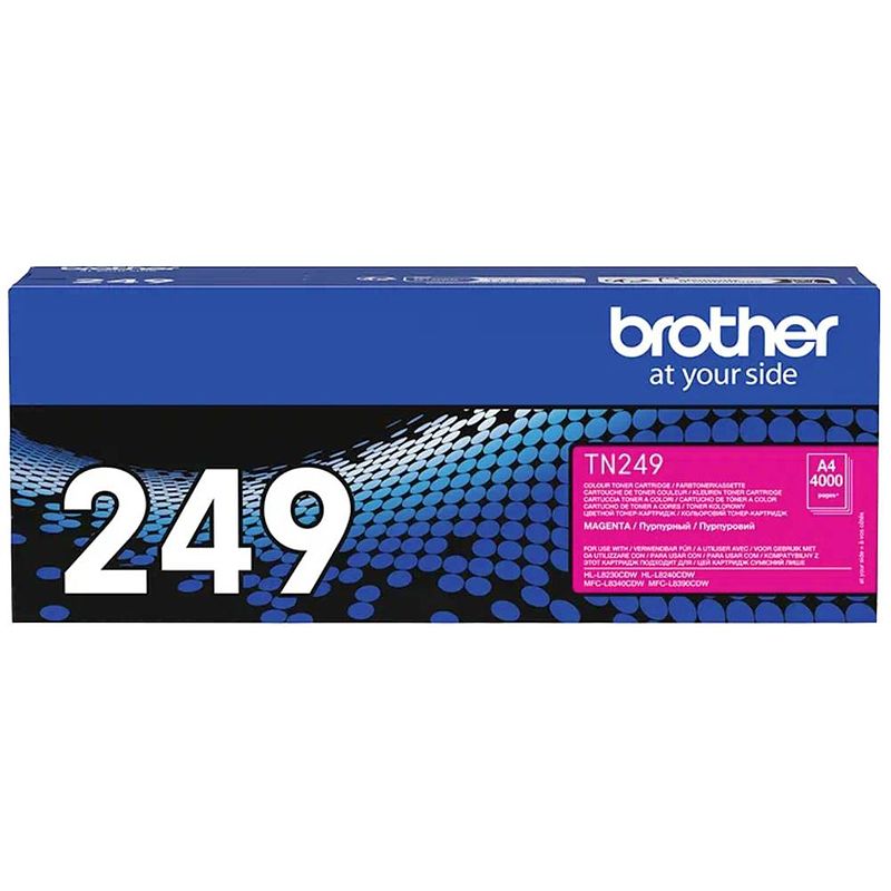 Foto van Brother tonercassette tn-249m tn249m origineel magenta 4000 bladzijden