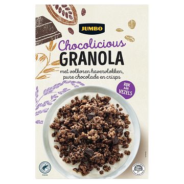 Foto van Jumbo chocolicious granola 325g