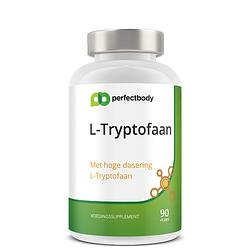 Foto van Perfectbody l-tryptofaan supplementen - 90 vcaps