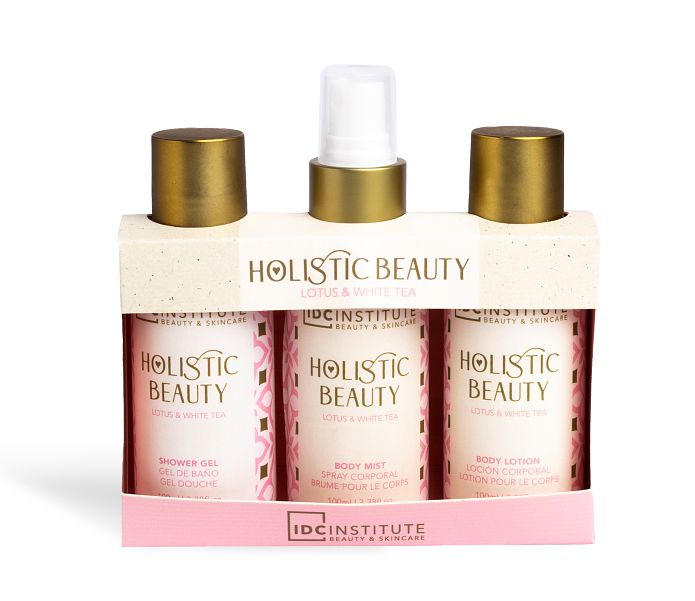 Foto van Idc institute holistic beauty lotus & white tea giftset