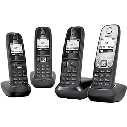 Foto van Gigaset dect set gignl-quattro-blkslv