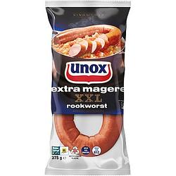 Foto van Unox rookworst extra mager 375g bij jumbo