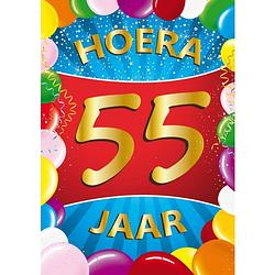 Foto van 55 jaar mega deurposter - feestposters