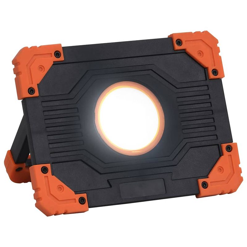 Foto van Vidaxl spotlight draagbaar led abs 10 w koudwit