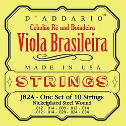 Foto van D'saddario ej82a snarenset voor viola brasileira