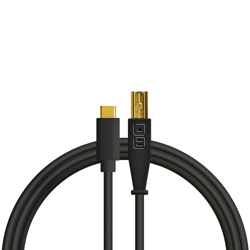 Foto van Dj techtools chroma cable straight usb-c 1.5 m zwart