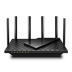 Foto van Tp-link ax5400 dual-band gigabit wi-fi 6 router router zwart