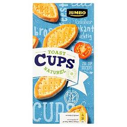 Foto van Jumbo toast cups naturel 130g