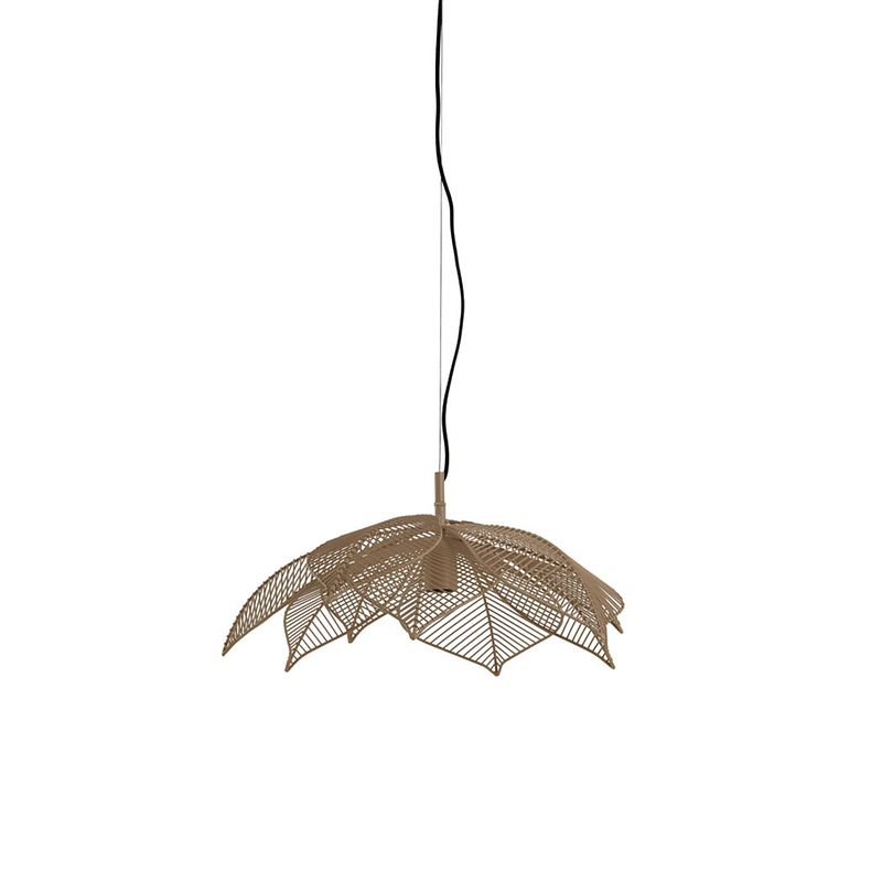 Foto van Light & living - hanglamp pavas - 54x54x24.5 - bruin