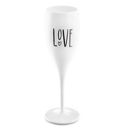 Foto van Koziol champagneglas love 100 ml glas wit