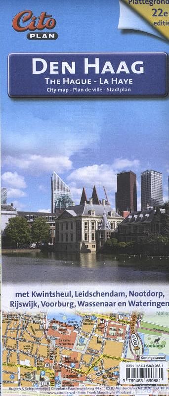 Foto van Stadsplattegrond den haag - citoplan - paperback (9789463690881)