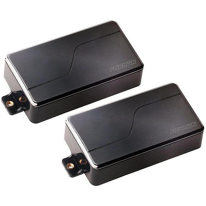 Foto van Fishman prf-mhb-sk2 fluence modern humbucker set black nickel