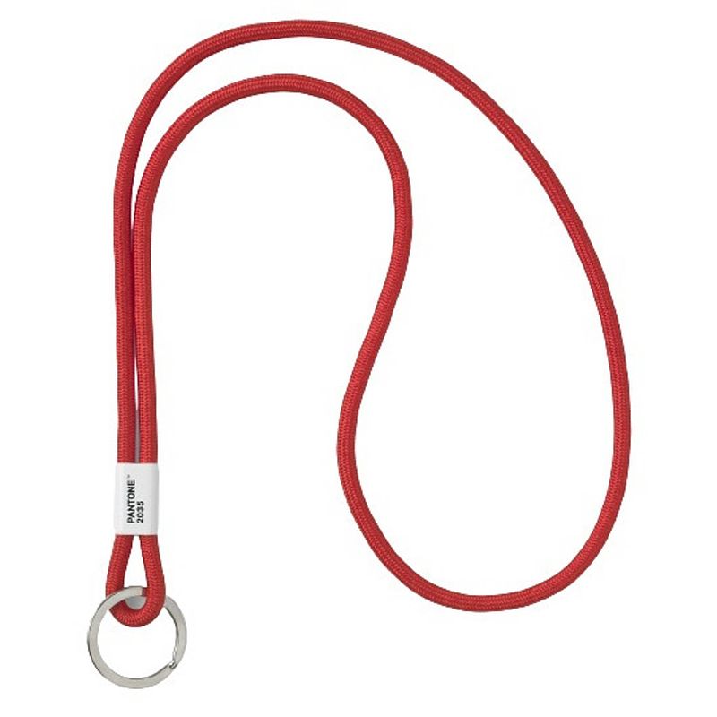 Foto van Pantone sleutelhanger 48 cm nylon rood