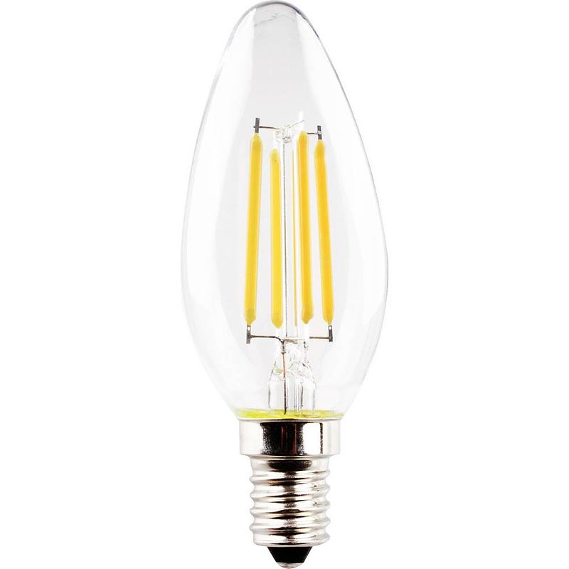 Foto van Müller-licht 400396 led-lamp energielabel f (a - g) e14 kaars 4.5 w = 40 w warmwit 1 stuk(s)