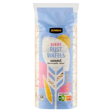 Foto van Jumbo dikke rijstwafels zeezout 120g