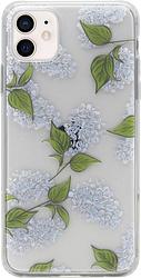 Foto van Bluebuilt blue garden soft case apple iphone 11 back cover transparant