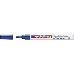 Foto van Edding glanslakmarker e-751 cr blauw