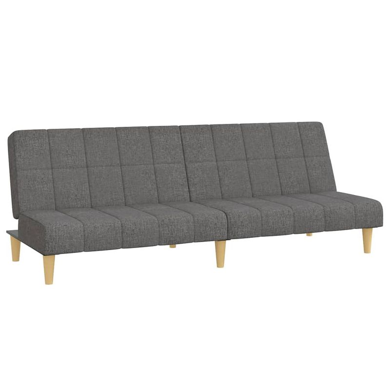 Foto van The living store bedbank sleeper - houten frame - lichtgrijs - 200x84.5x69 cm - multifunctioneel