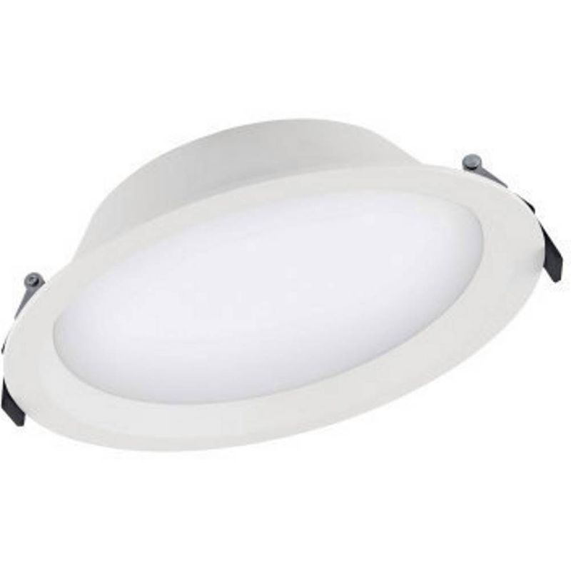 Foto van Ledvance downlight alu led-inbouwlamp voor badkamer led vast ingebouwd 35 w ip44 wit