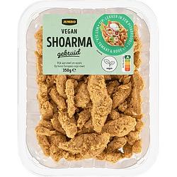 Foto van Bij 1 shoarma (voeg zelf toe)
 
 gratis pita broodjes | jumbo lekker veggie shoarma vegan voordeelverpakking 350g aanbieding bij jumbo