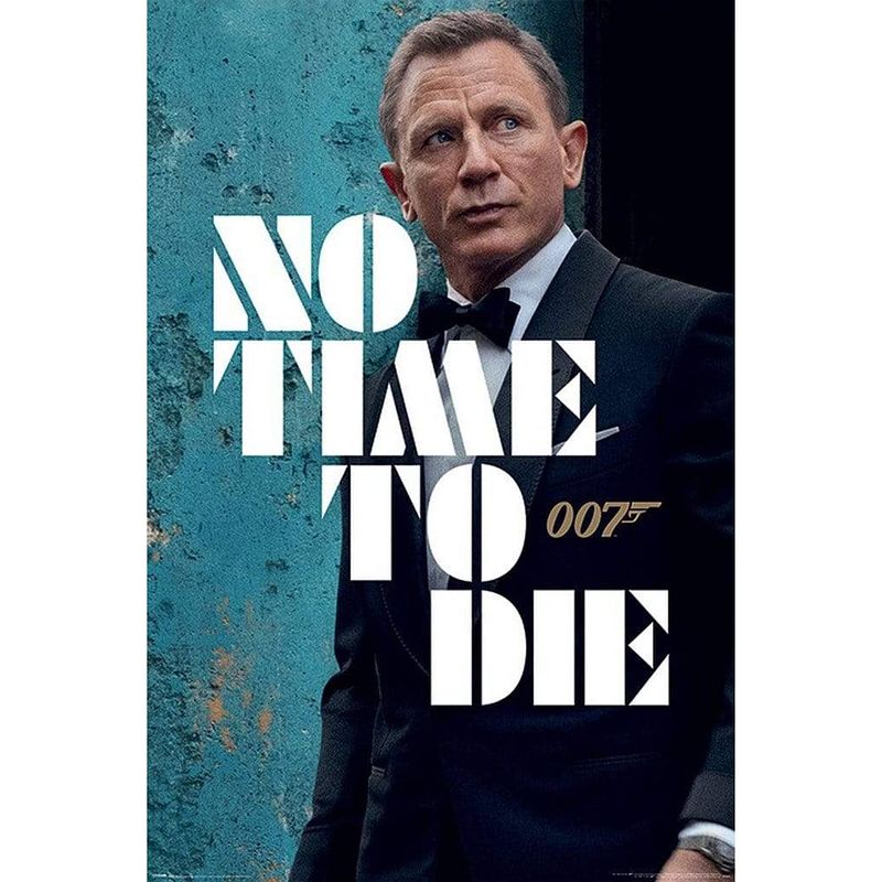 Foto van Pyramid james bond no time to die azure teaser poster 61x91,5cm