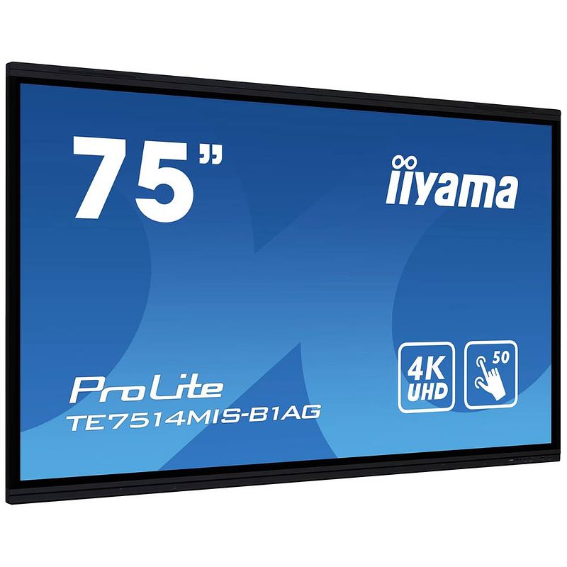 Foto van Iiyama prolite iiware11 digital signage display 189.3 cm 75 inch 3840 x 2160 pixel 24/7