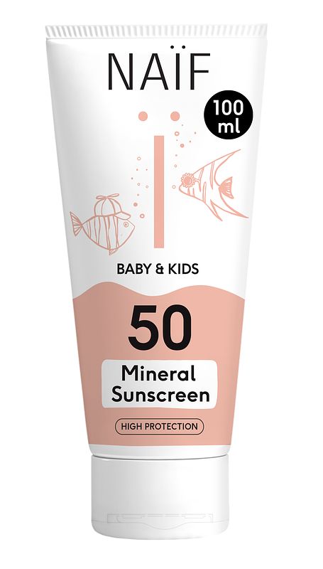 Foto van Naif baby & kids mineral sunscreen spf50