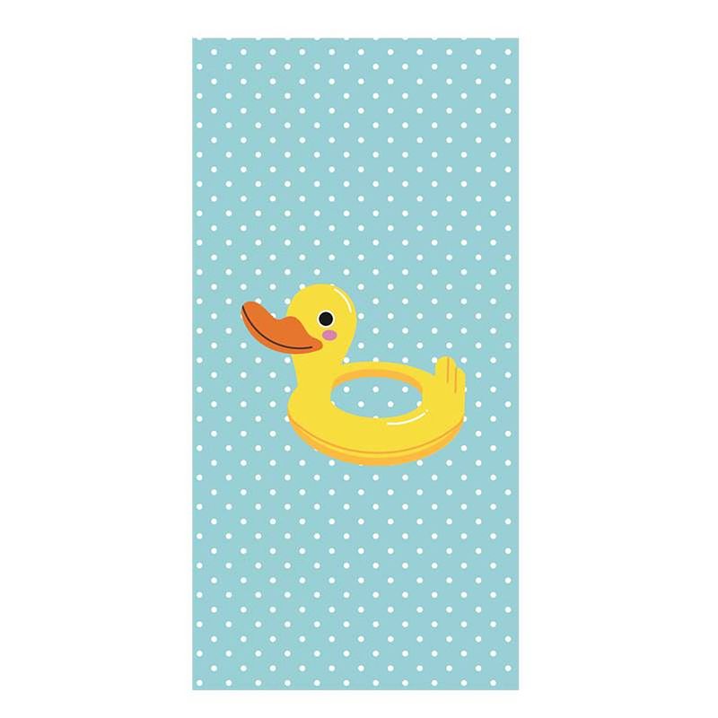 Foto van Clarysse ducky strandlaken - 100% katoen - 70x140 cm - blauw