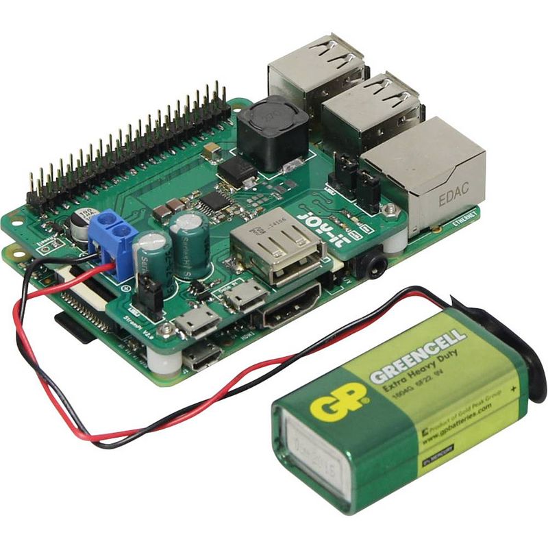 Foto van Joy-it strompi 2 ups-shield geschikt voor serie: raspberry pi, banana pi, arduino, cubieboard