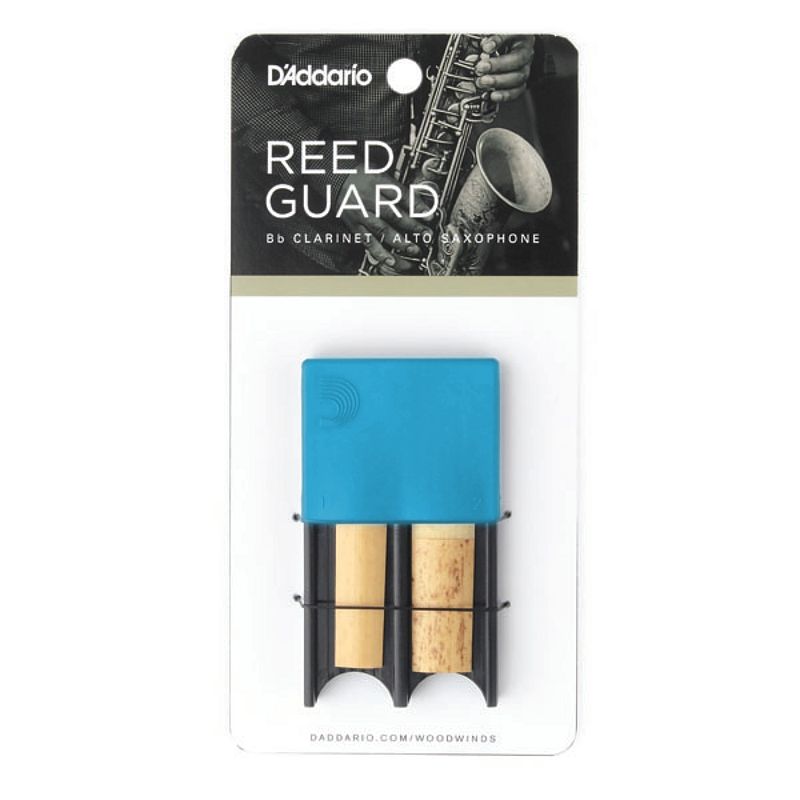 Foto van D'saddario woodwinds drgrd4acbl doosje voor rieten blauw