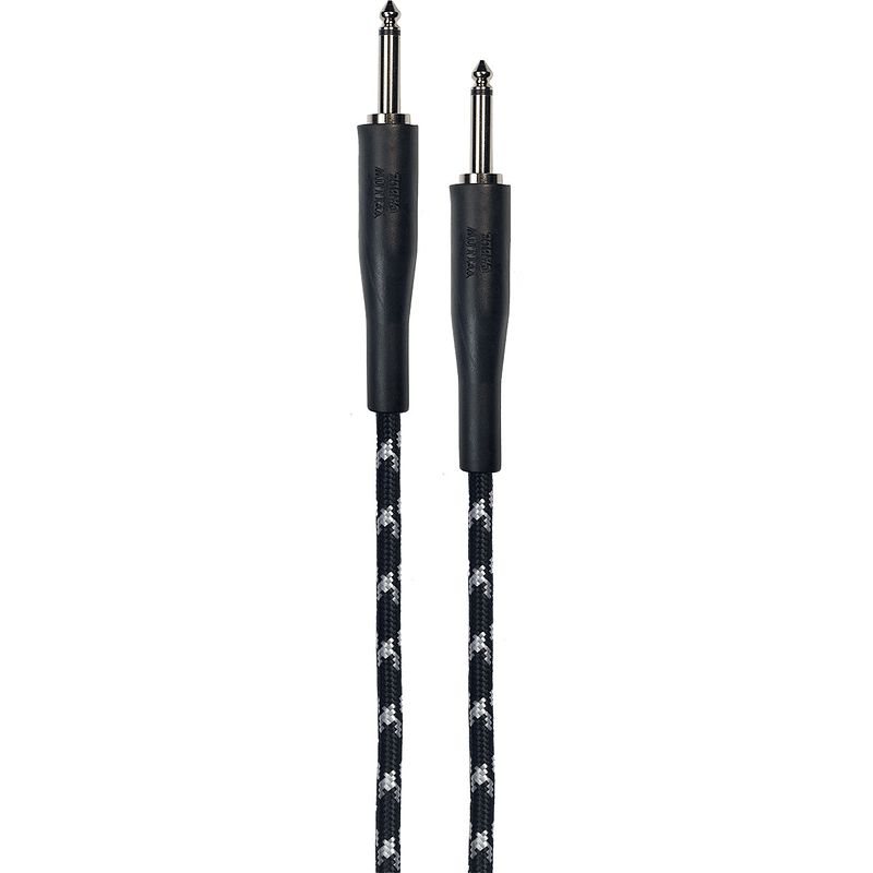 Foto van Yellow cable g66dg geweven instrumentkabel, 6.3mm ts jack, 6 meter