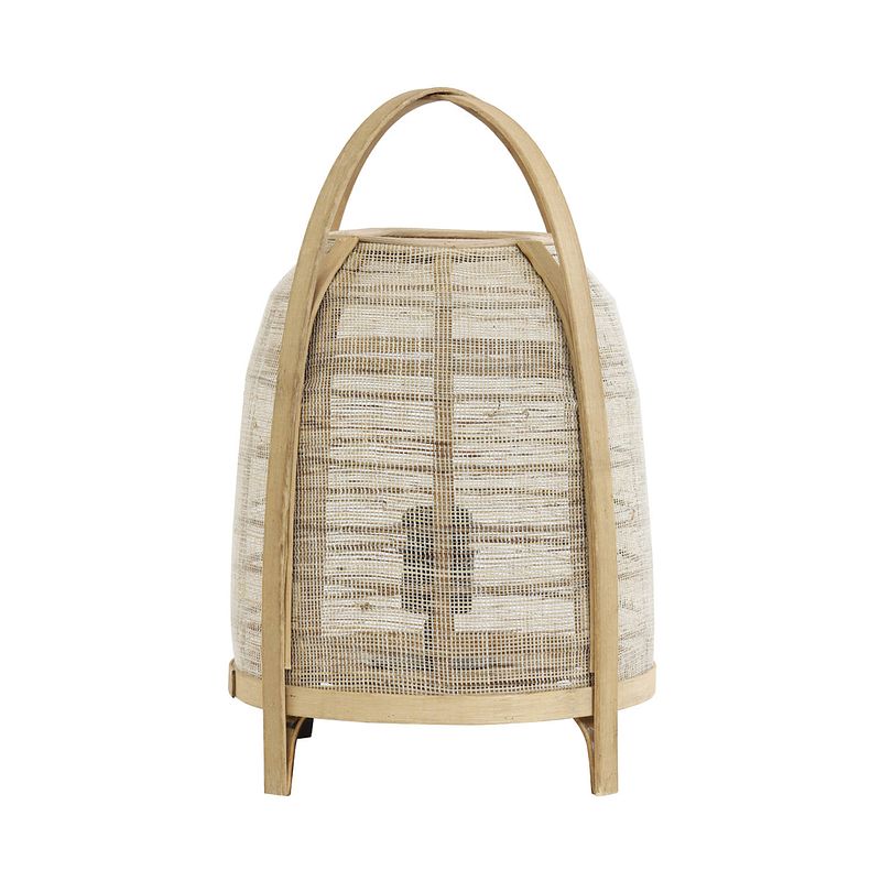 Foto van Light & living - tafellamp jacinto - 27x27x42cm - bruin