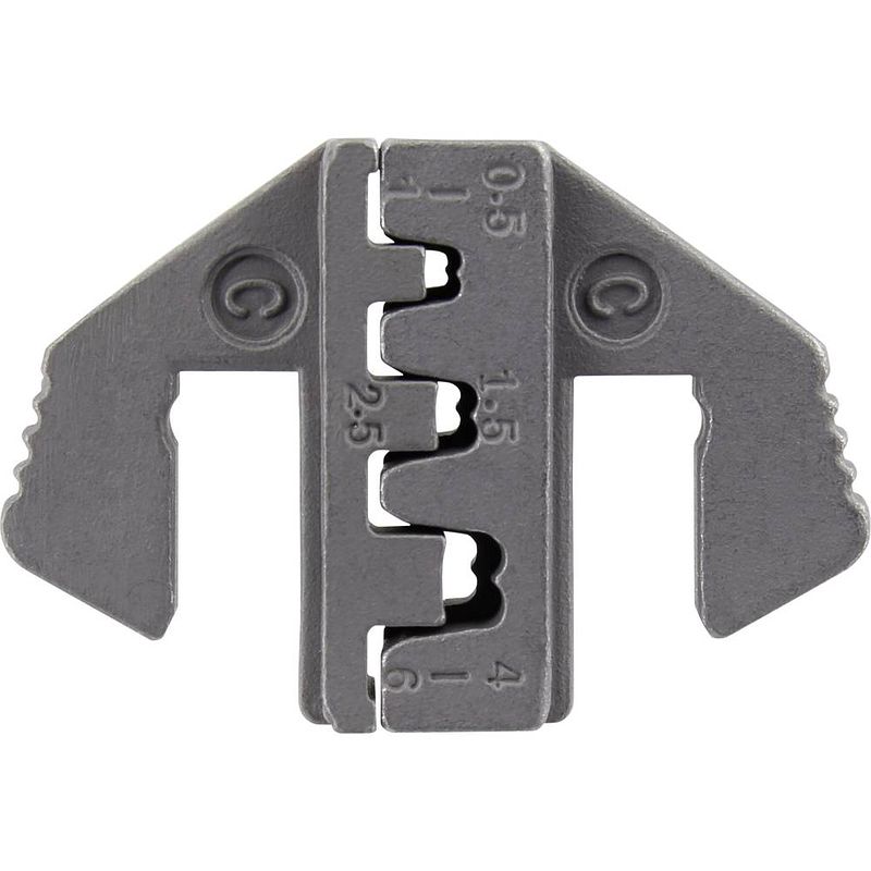 Foto van Toolcraft ple-0c krimp-onderdelen platte stekkers krimpbereik: 0.5 tot 6 mm² geschikt voor merk: toolcraft pz-500